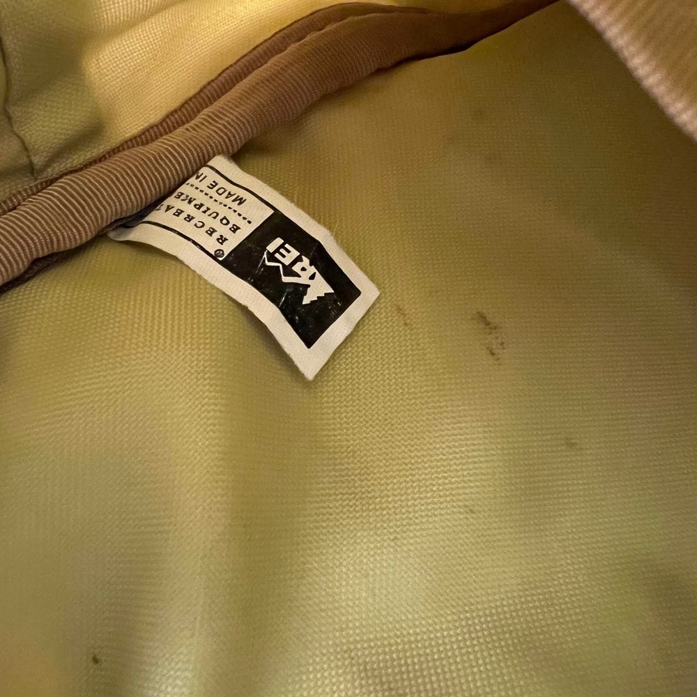 REI Cross Body Bag Satchel Medium Beige Camping Cargo Outdoors Travel Zip - Picture 12 of 14
